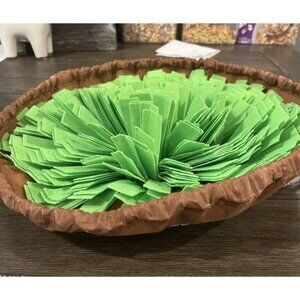 New Snuffle Mat for Dogs Sniffing Feeding Mat,Dog Snuffle Mat Slow Feeding Bowl
